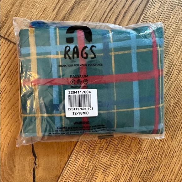 Rags Christmas Snowman
Romper 12-18mo NWT - Picture 3 of 3